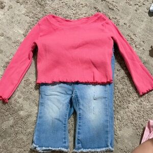 GAP Baby Pink Ribbed Top